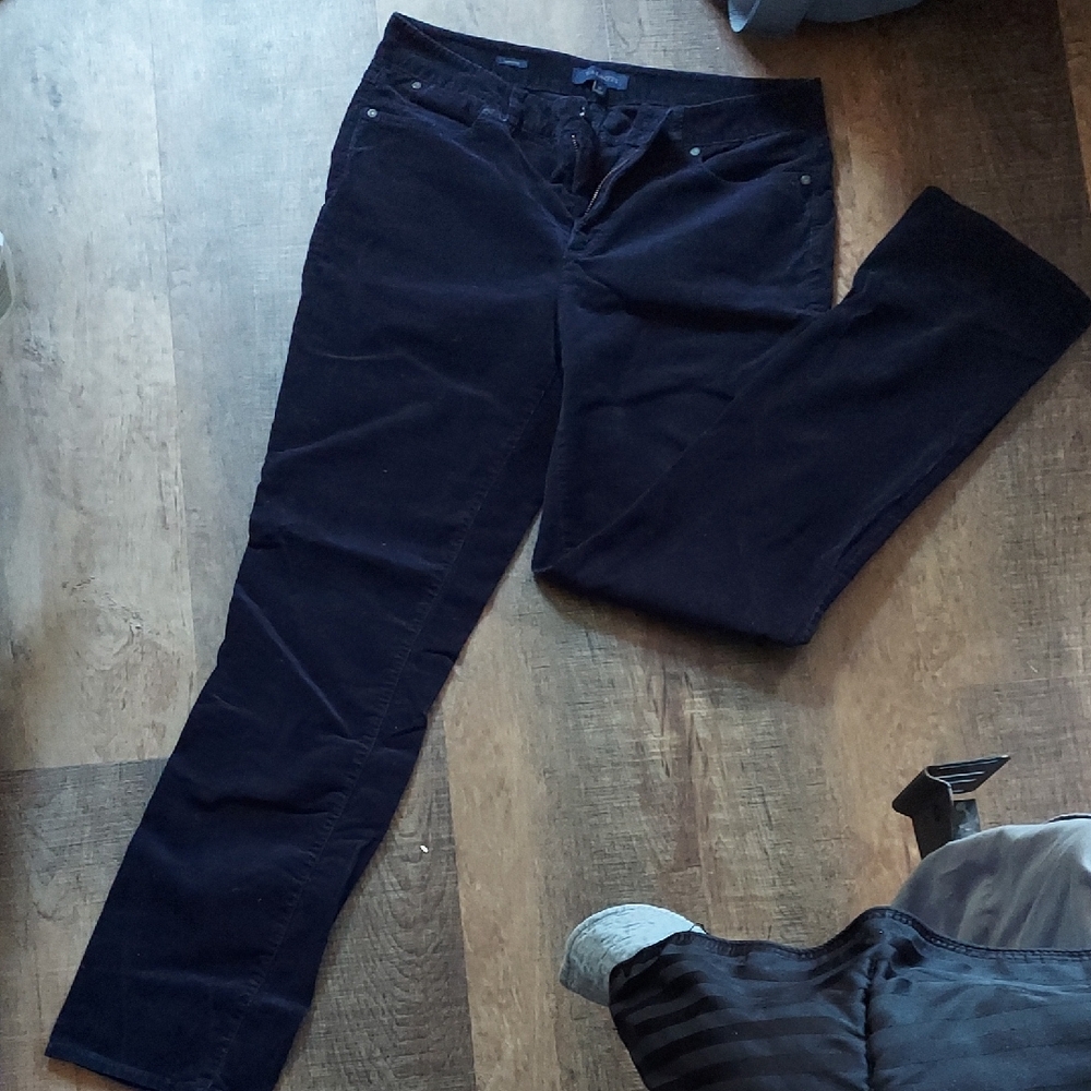 Women's Dark Blue Corduroy Pants